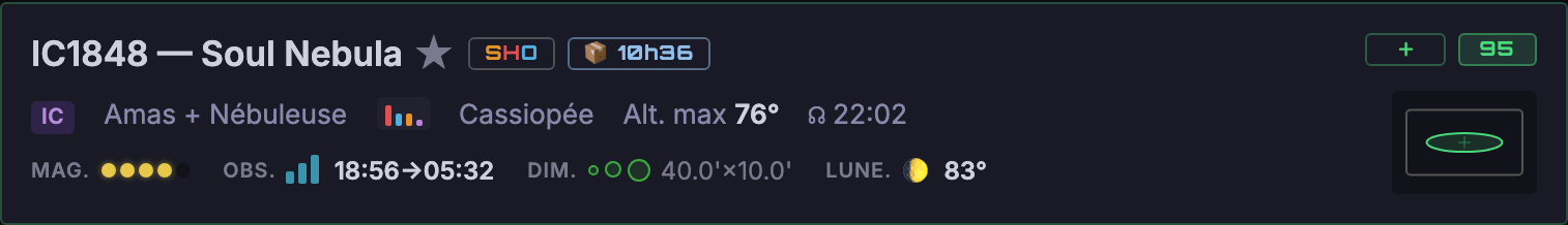 Card de recommandation — exemple 1
